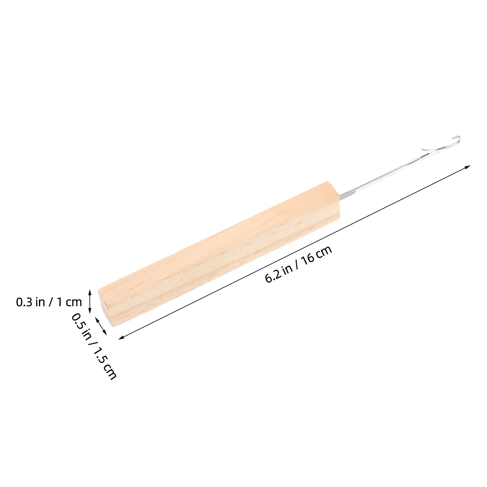 Juego de agujas de ganchillo p - Wooden Crochet Hooks Ergonomic Handle reseña y precio