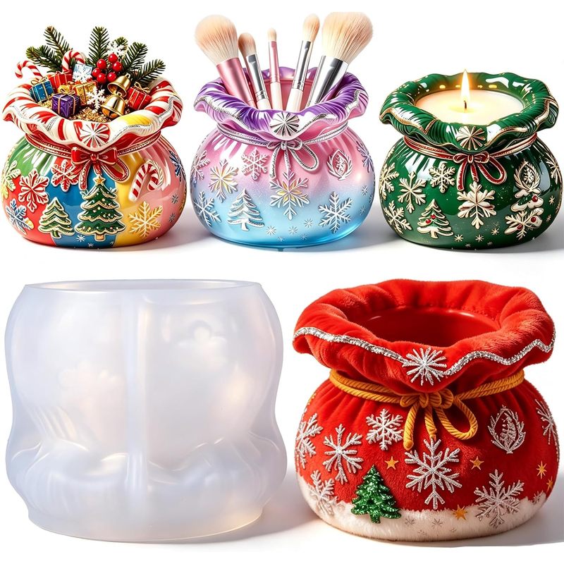 1. Moldes de resina epoxi con  - Silicone Epoxy Resin Molds Set reseña y precio
