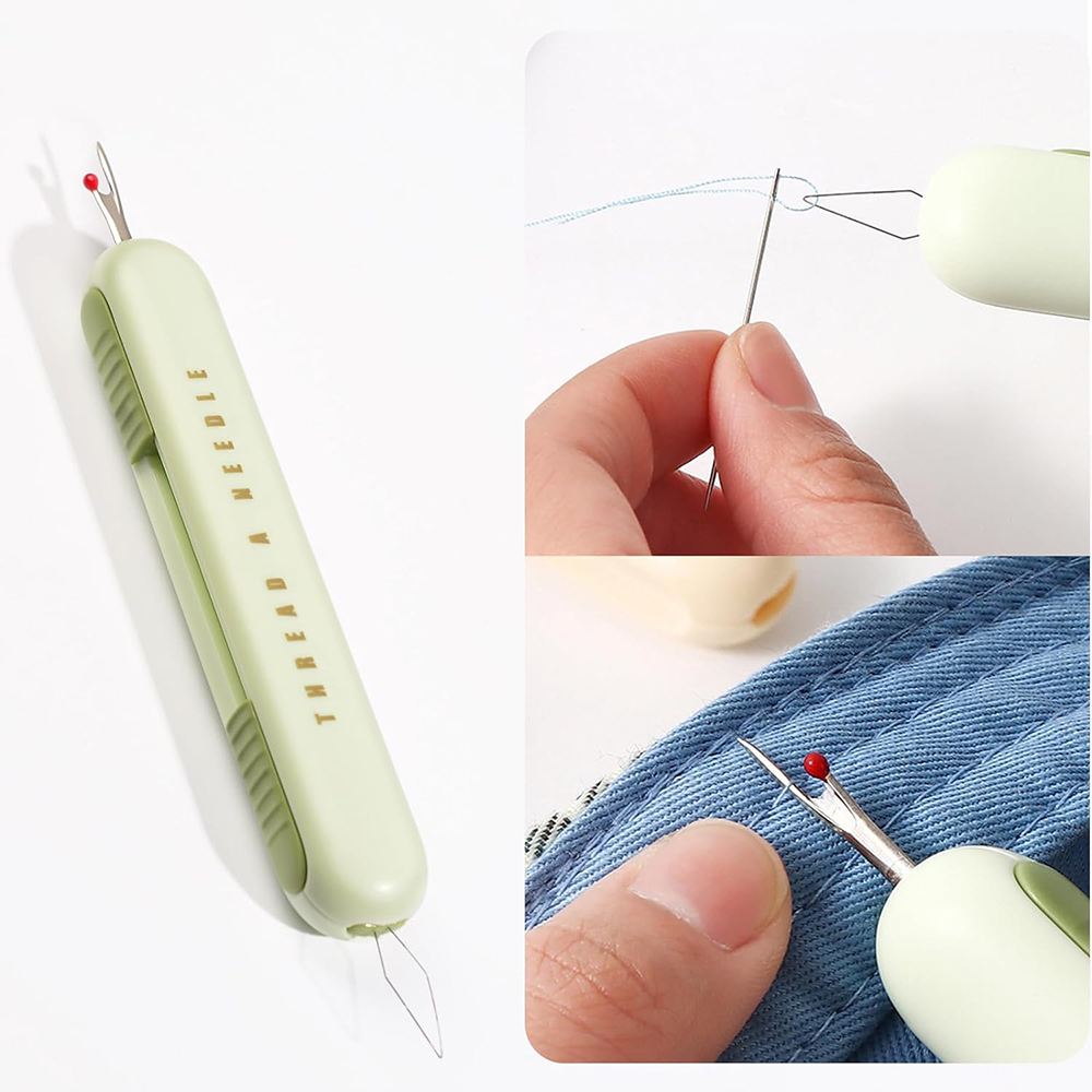 Enhebrador de agujas 2 en 1, h - Cotton Embroidery Thread Skeins reseña y precio